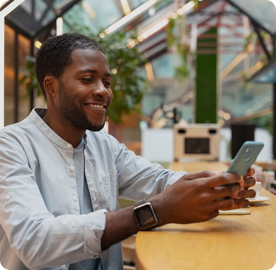 Entrepreneur using Contakt app